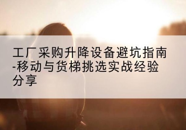 山西移动式升降机怎么选-工厂采购升降设备避坑指南-移动与货梯挑选实战经验分享